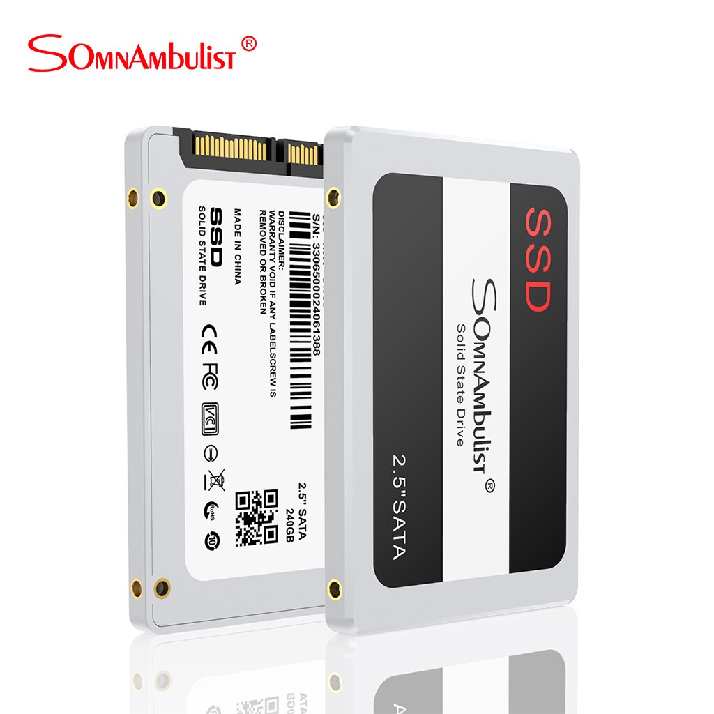 sonnambulo SSD DA 240GB 120GB 480GB 960GB SSD 2.5 duro unità Disk discoteca Dischi A Stato Solido da 2.5 &quot;Interno SSD60GB 32GB