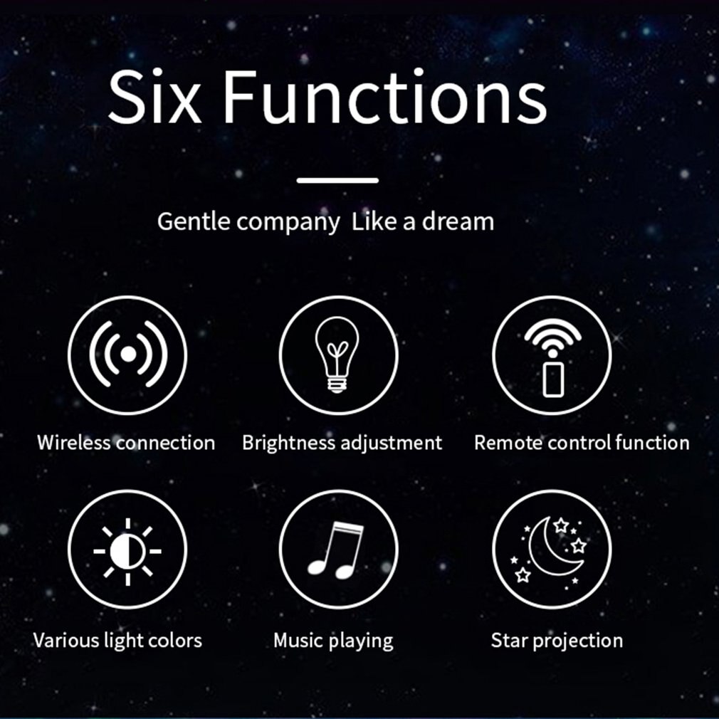 Galaxien-sternenprojektor, sternenhimmel-nachtlicht, ozeanwellen-nebel-wolkenlampe, bluetooth-lautsprecher für schlafzimmerdekoration, kinder und erwachsene