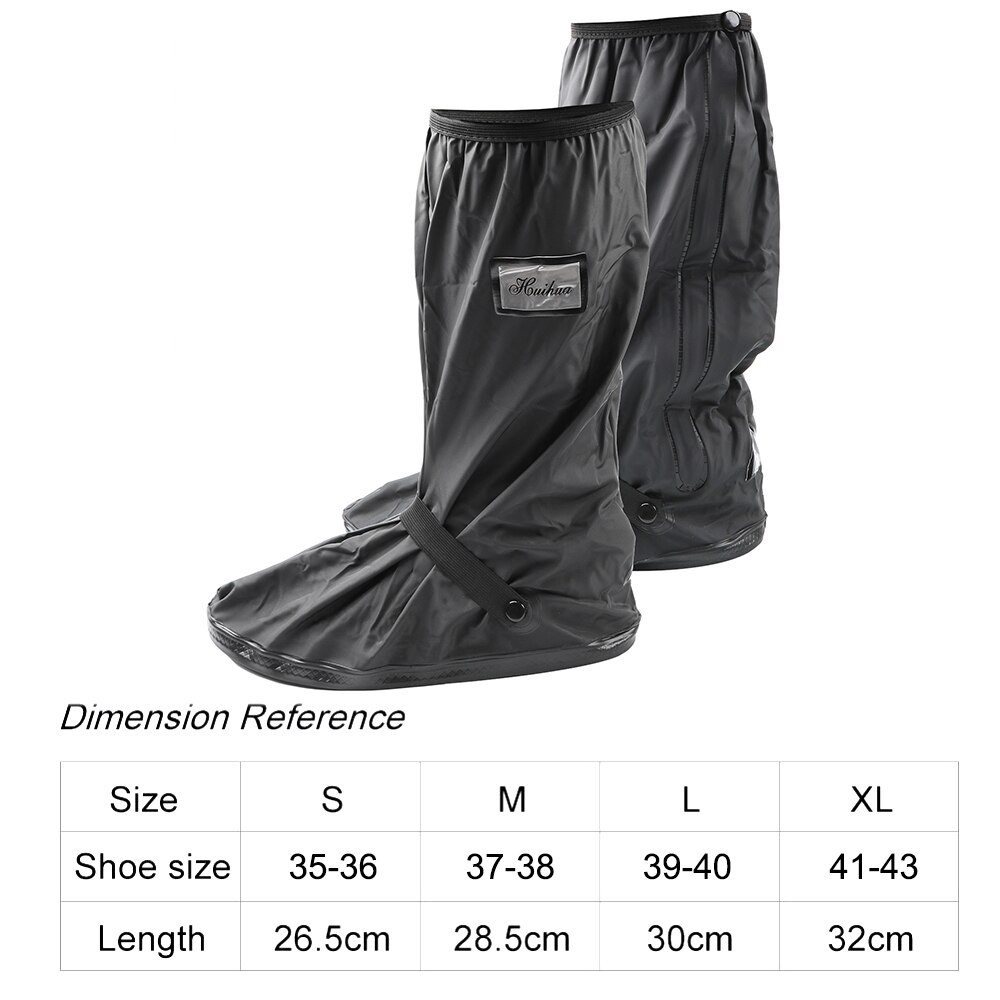 LEEPEE – protège-chaussures unisexe pour moto, Scooter, vélo, protection anti-pluie, réutilisable, antidérapant, 1 paire
