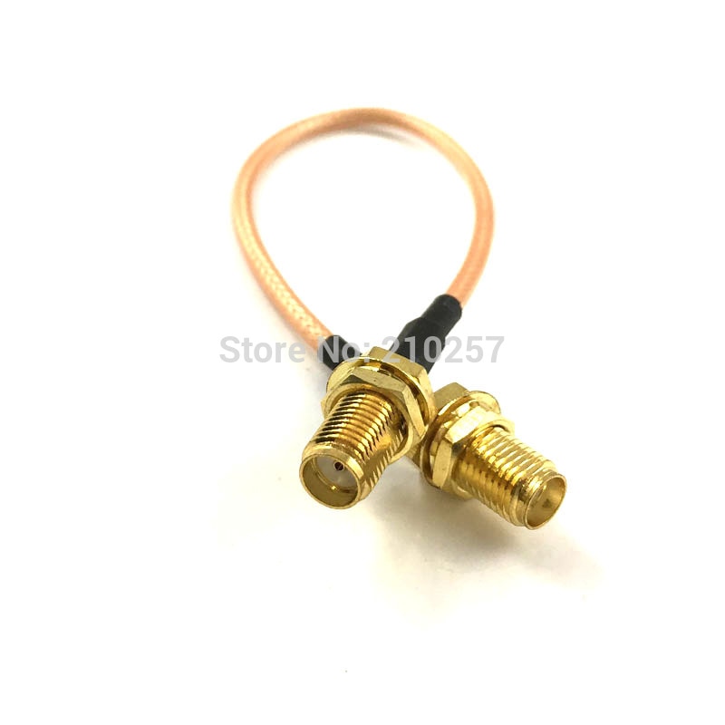 SMA Female JACK to Sma Female pigtail cable antenna cable adapter assembly 15cm cable