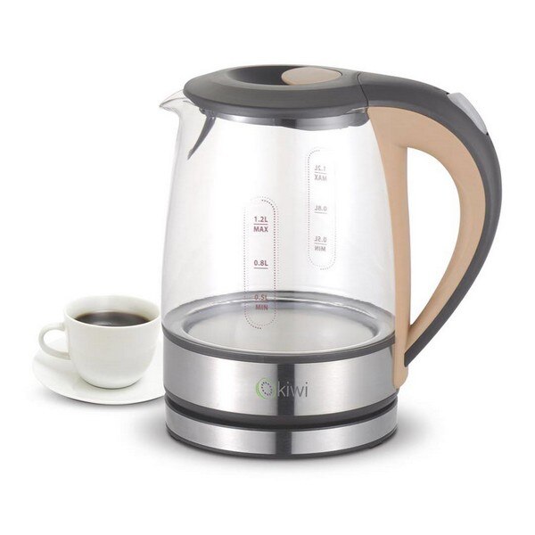 Waterkoker Kiwi KK-3320 1,2 L 1630W Glas
