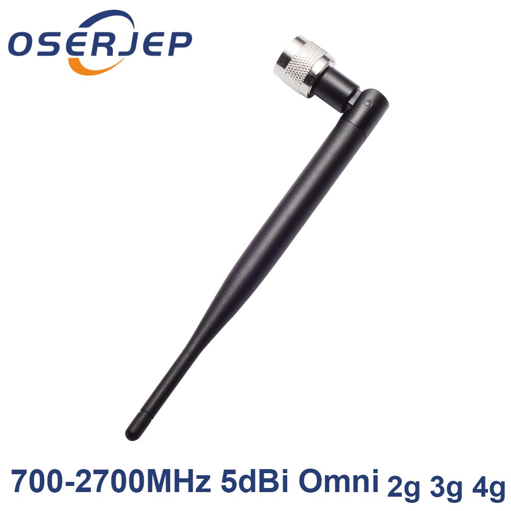 N-Male Connector 700~2700MHz Whip Antenna omni directional antenna for CDMA & GSM & DCS & AWS & WCDMA & LTE Signal Booster