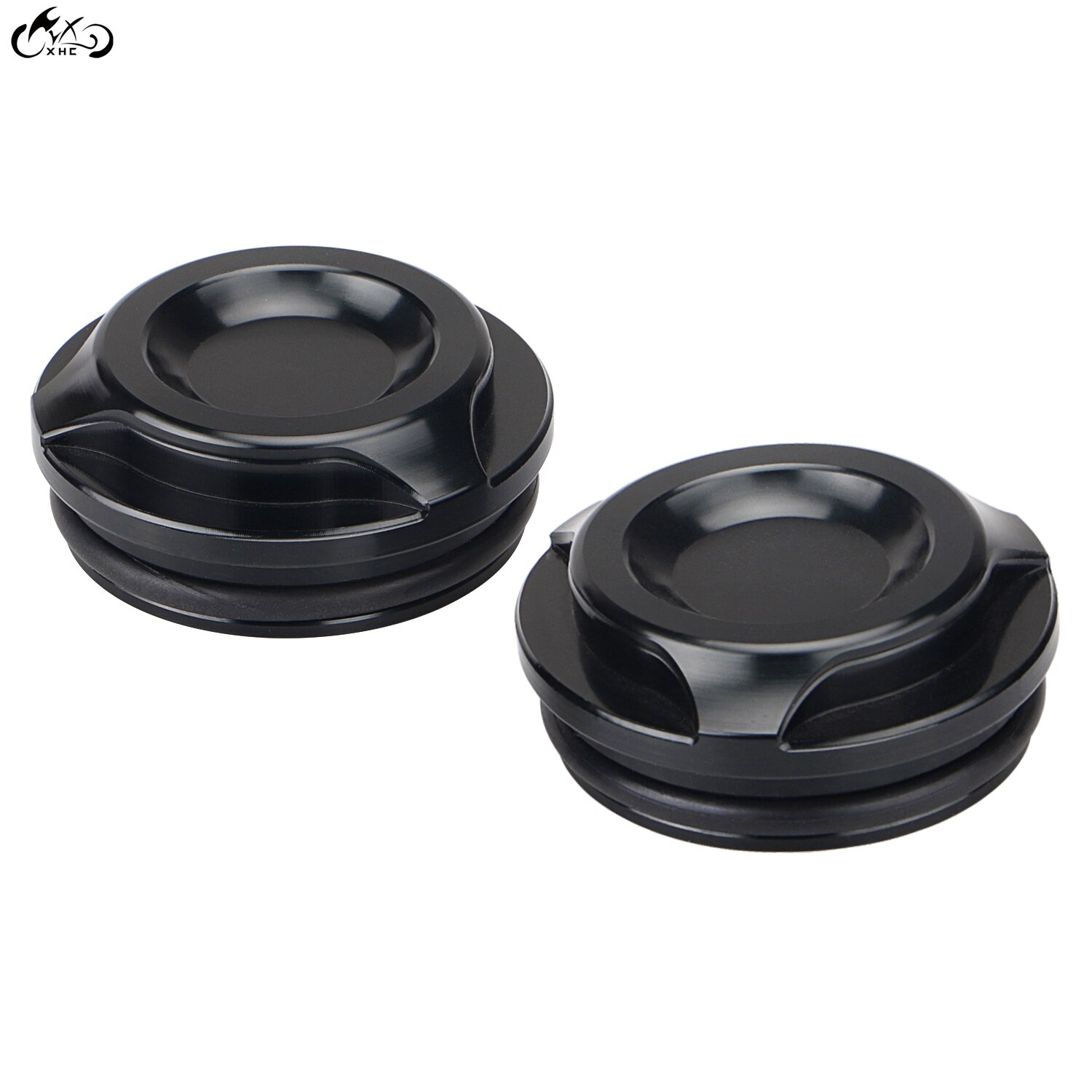 1 Pair Black Swingarm Pivot Bolt Cover Cap For Harley Night Rod Special VRSCDX Street Rod XG750A V-Rod Muscle VRSCF Muscle VRSCF