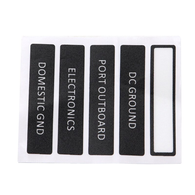 4 Position Copper Busbar Terminal 100A Straight Negative DC 48V With Transparent Cover With Sticker + Heat Shrinkable Terminal