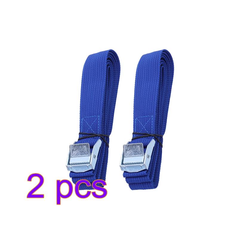 Set De 2 Sangles De Toit – Ceintures De Liaison Pour Bagages Voiture, Polyester Et Zinc