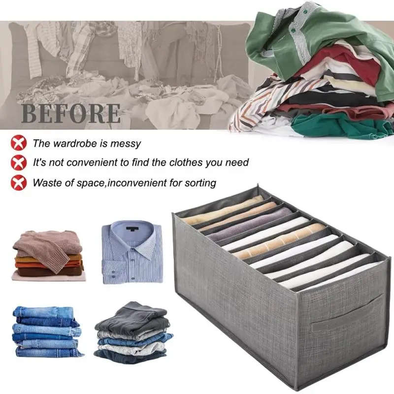 Ondergoed Organisatie Organisator voor Kast Kleding Organisator Broeken Trui Opbergkasten Laden Organisator Jeans Box