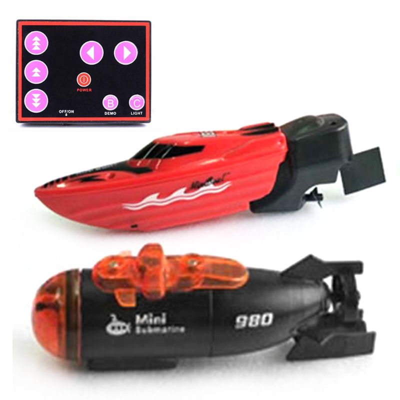 Electric Simulation Mini Submarine Model Toy Infrared Remote Control Water Toy T5EC