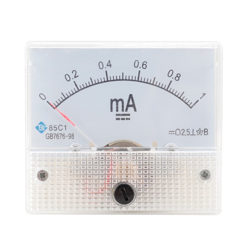 Ammeter Mechanical Pointer Type Analog Current Panel Meter Current Meter 85C1 L9CE: 1MA