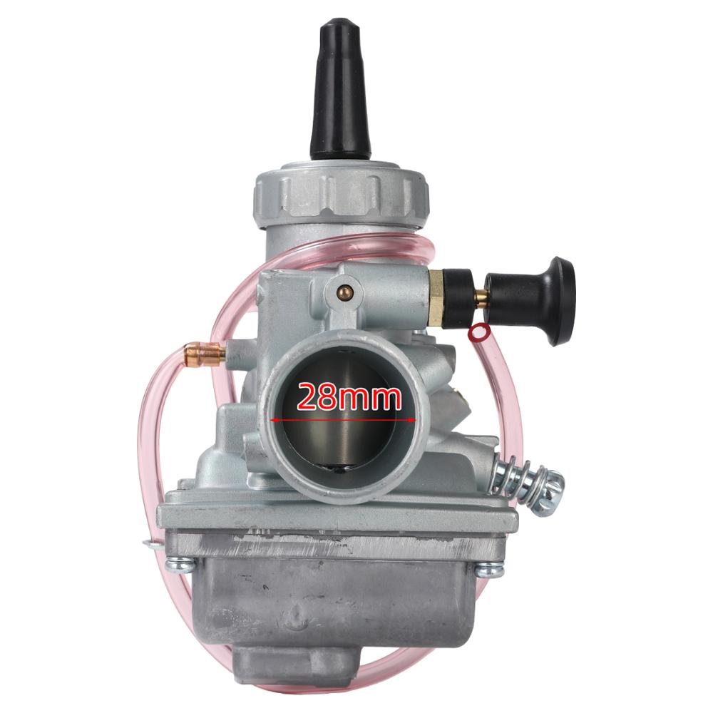 PowerMotor – carburateur Mikuni VM24 28mm, pour moteur 150cc 160cc 200cc 250cc CRF KLX TTR Pit Bike ATV, rond coulissant