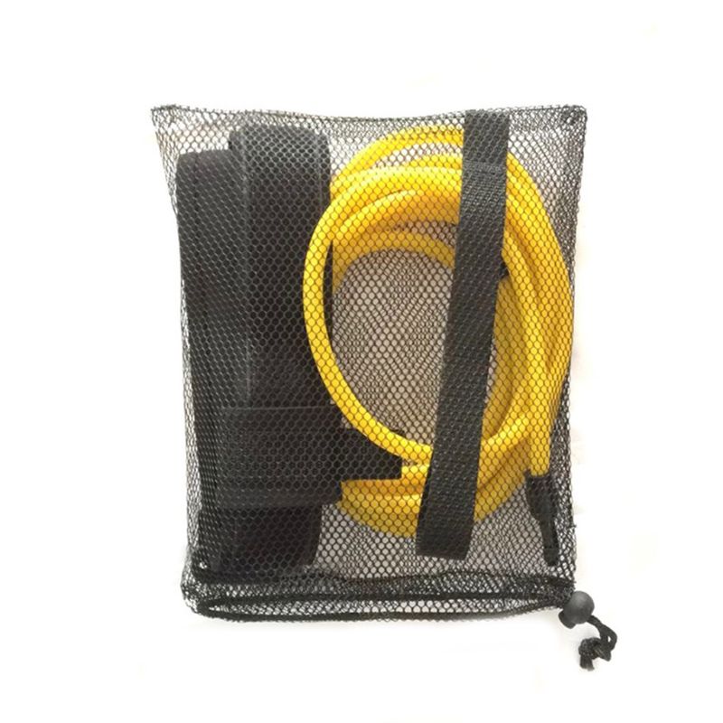 Verstelbare Swim Bungee Training Weerstand Riem Zwemmen Sporter Tether Taille H8WC