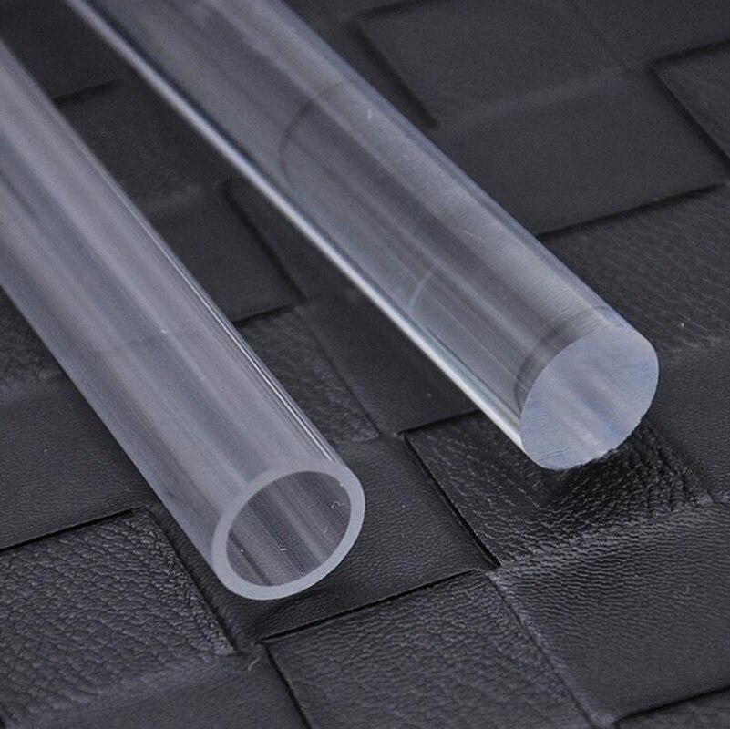 1 Piece 20cm Length Clay Sticks Solid Transparent Pottery Clay Roller Acrylic Clay Polymer Clay Rolling Roller Stick DIY Tools