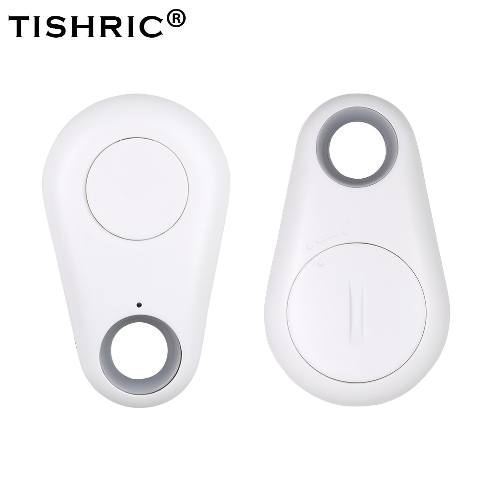 TISHRIC 2PCS 4PCS Wireless Wallet Key Finder Smart Remote Control Anti Lost Keychain Bluetooth Tracker Tags Keyfinder: 2pcs-White