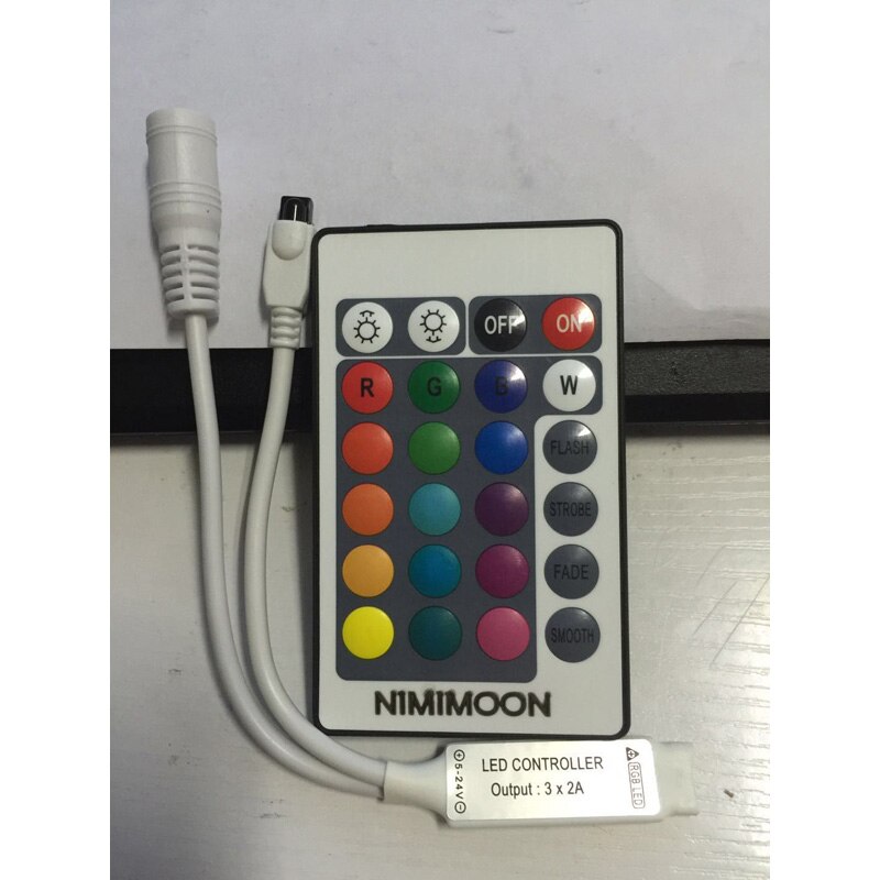 Led Controller 44 Keys 24 Keys LED IR RGB Controler LED Lights Controller IR Remote Dimmer DC12V Control For RGB LED Strip