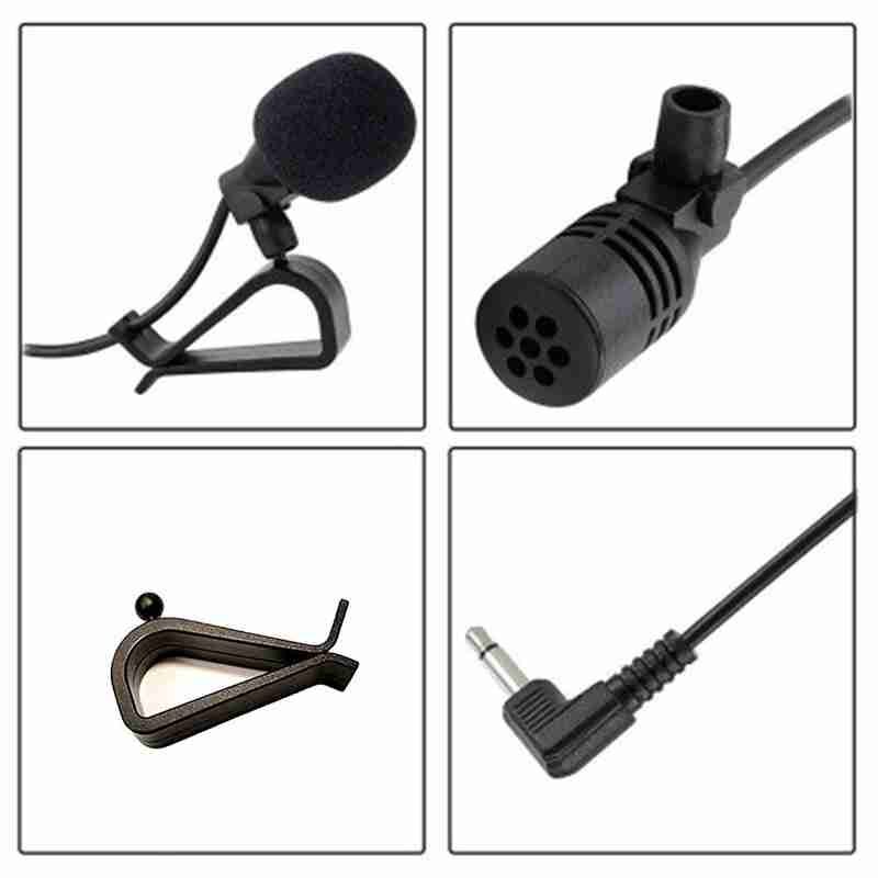 Car audio microphone clip jack plug microphone stereo wired mini external DVD suitable radio professionals microphone For c V8Z7