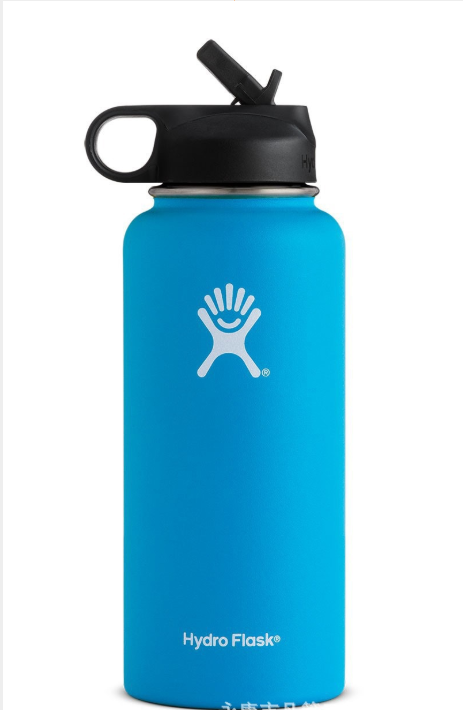 GH Stainless Steel Water Bottle Hydro Flask Water Bottle Vacuum Insulated Wide Mouth Travel Portable Thermal Bottle 32oz/40oz: 40oz(1100ML) / A
