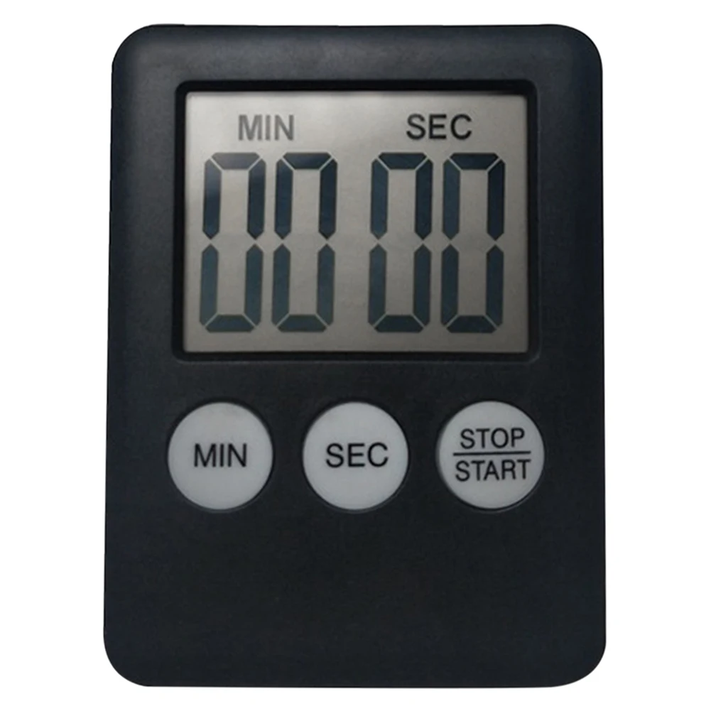 Digitale elektronische Timer Stoppuhr Multifunktions tragbare Stoppuhr LCD-Anzeige Mini für Sport übungen Backen Kochen
