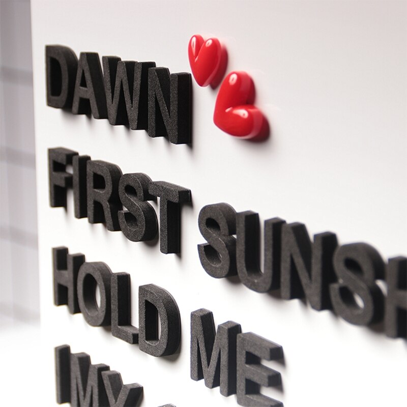 124Pcs Fun Alphabet Kit Refrigerator Magnets Educational Tools for Preschool Kid D0AD