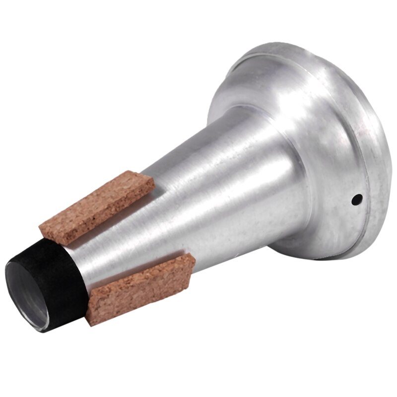 Trompet Aluminium Mute Rechte Practice Mute Voor Trompet Messing Muziekinstrument Onderdelen Accessoires