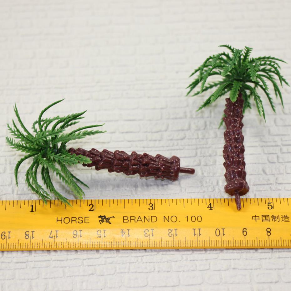 YS05 20pcs 30mm-105mm Model Palm Trees Model Layout Train Scale 1:250 - 1:50 Z HO Scale: One of the100 points