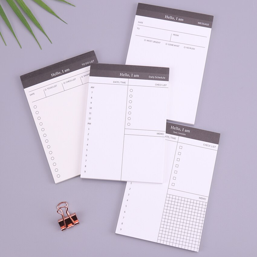 Message Book Business Diary Planner Notebook Filofax School Office Supplies Kawaii Stationery