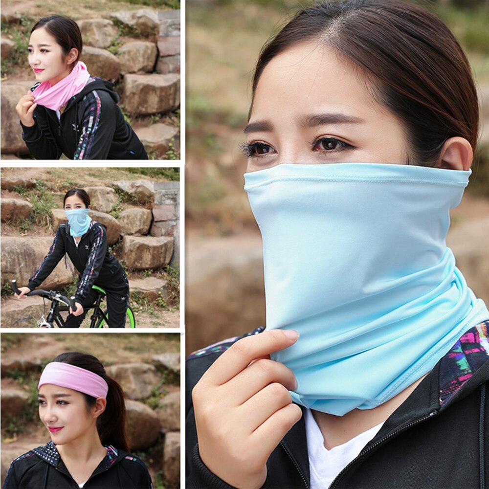 Magic Headband Breathable Neck Gaiter Warmer Tube Scarf Dustproof Face Cover Shield Bandana Hat for Men Women