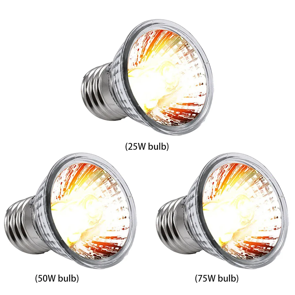 1-3 stuks reptielenlamp 25/50/75w uva+uvb 3.0 warmtelampen voor huisdieren schildpadden zonnebaden uv-lampen temperatuurregeling voor amfibieën en hagedissen