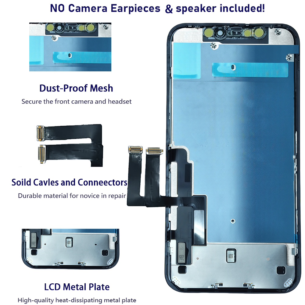 iPhone 11 LCD Skjerm - Touch Screen Digitizer Assembly - OLED - 2560x1440
