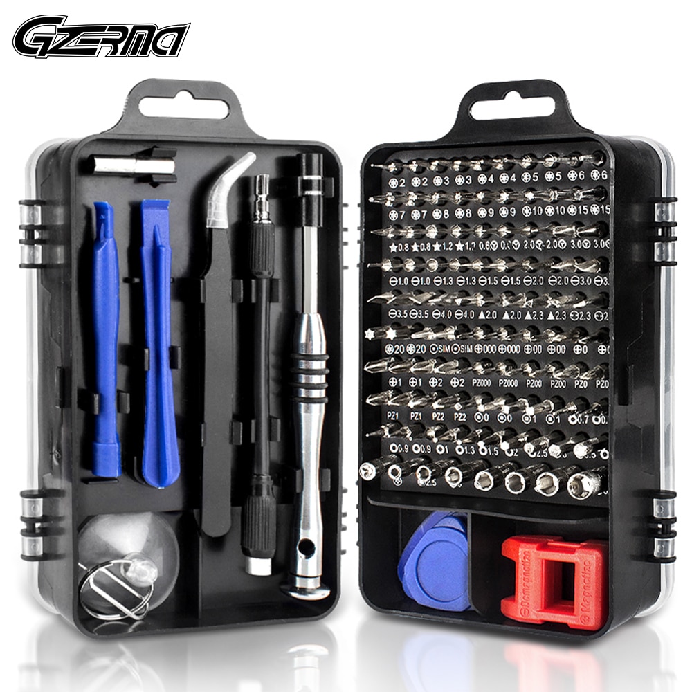 115 in 1 Screwdriver Set of Screw Driver Bit Set Multi-function Precision Mobile Phone Repair Device Hand Tools Torx Hex