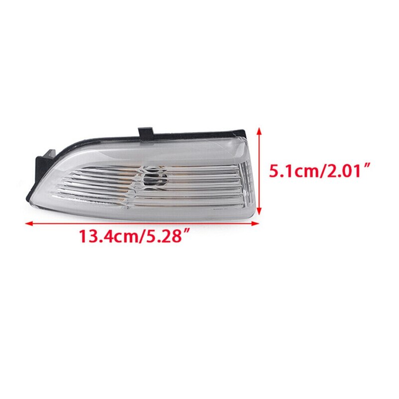 Left Side(LH)Wing Mirror Door Indicator Lens Turn Signal Light Cover for Ford Everest Ranger (Without Bulbs )