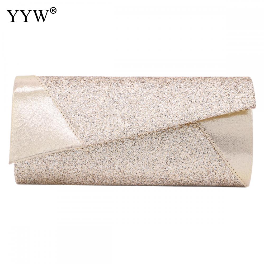 Women Evening Bag Party Banquet Glitter Bag For Women Red Silver Wedding Clutches Purse Sequin Shoulder Bag Bolsas Mujer: gold