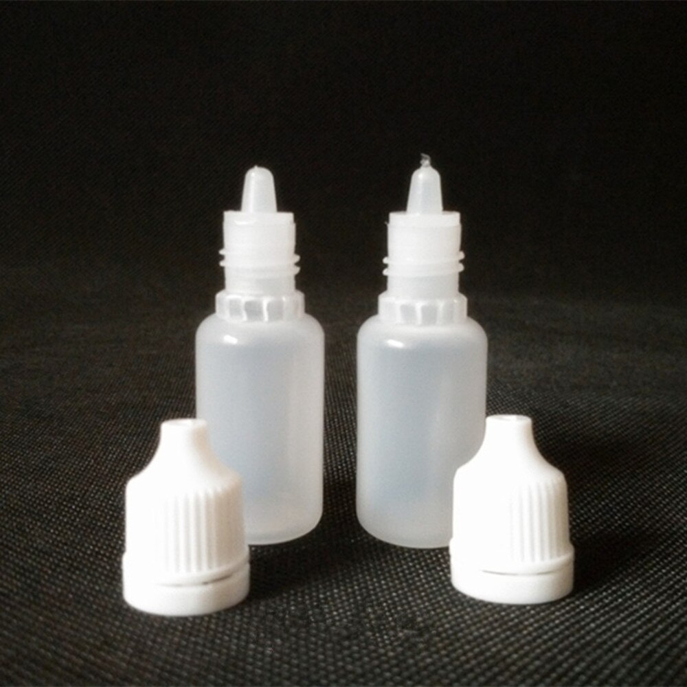 Gotero compresible de plástico vacío de 10ml, frasco para almacenamiento de muestras de líquido de ojos, frasco para gotas de ojos