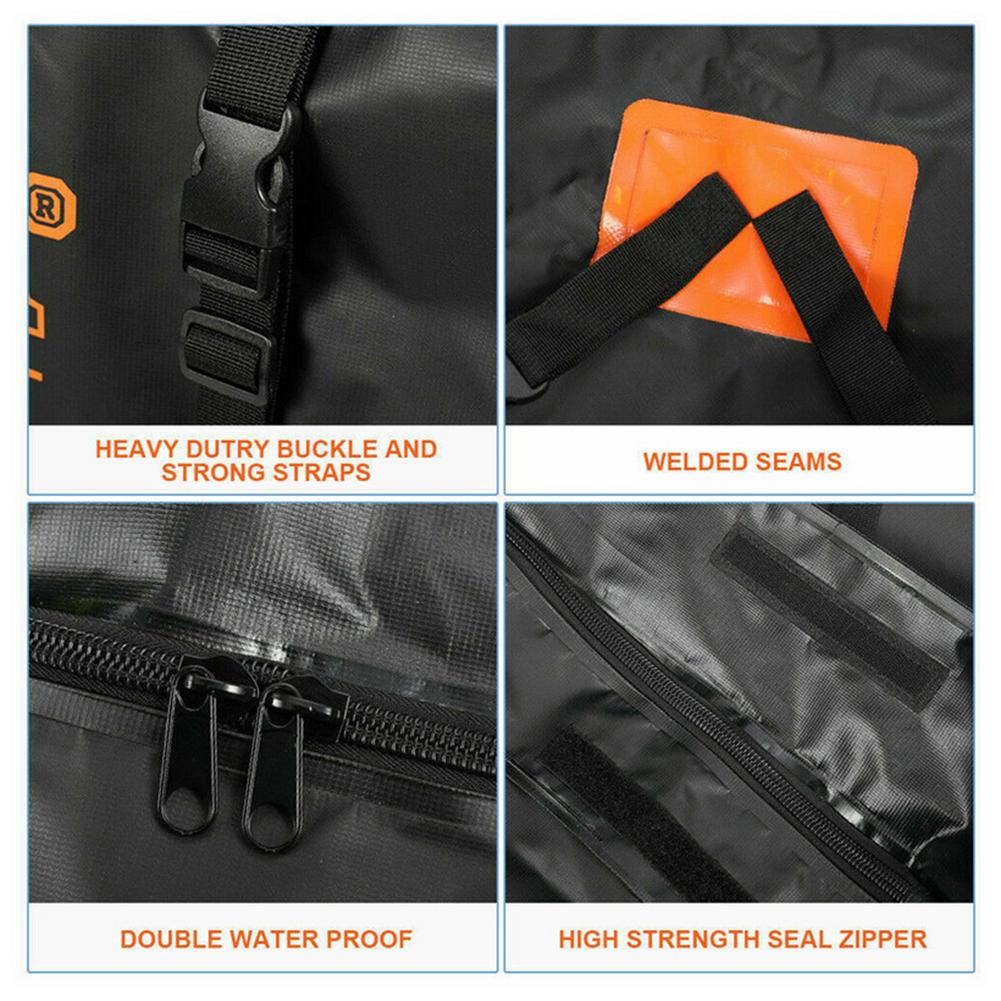 Universal Car Rack Roof Bags Cargo Carrier Waterproof Heavy Duty Outdoor Car Rooftop Storage Luggage Bag Trunk SUV Travel Bag