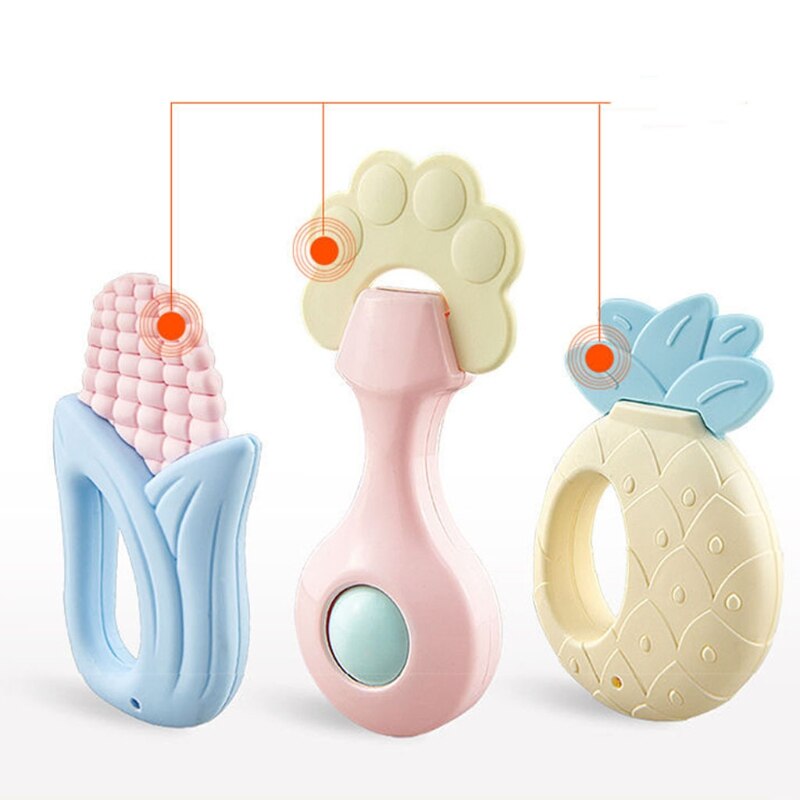 Anti-fall Toothbrush Nursing Infant Training Teether Toddler Heat-resistant H055