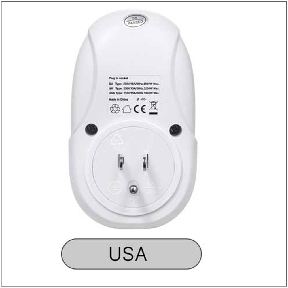 Nashone Wireless Remote Control Sockets Programmable Electrical Outlet Light Switch Plug for Power Strips, Household Appliances: USA