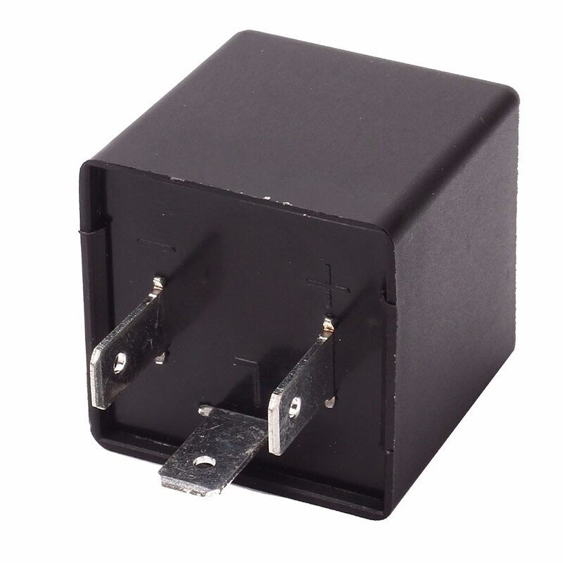 3 Pins Motorfiets Led Flash Relais Verstelbare Frequentie Vierkante Knipperende Led Flasher Relais Motorfiets Flash Relais Richtingaanwijzers 12V