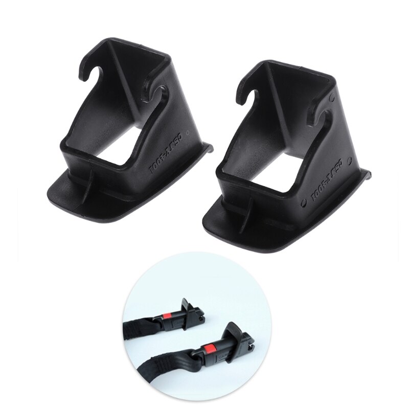 1 Paar Auto Babyzitje Isofix Klink Riem Connector Gids Groef
