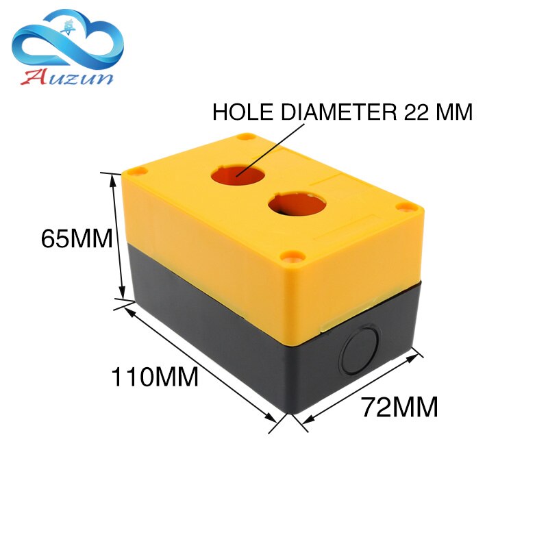 Bx2-22 double-hole button box 2 hole 2 hole button box 2 hole opening 22MM.