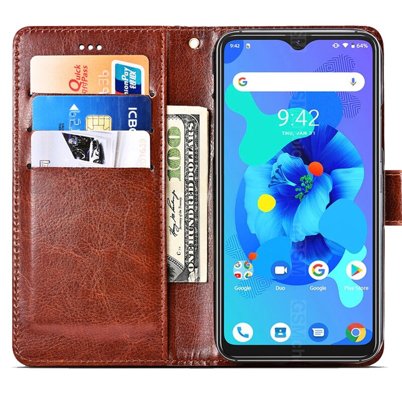 Obudowa telefonu dla Umidigi A7s etui z klapką portfel ze skóry PU stojak Capa dla Umi UMIDIGI A7 S klasyczny ochraniacz Funda Shell Bag