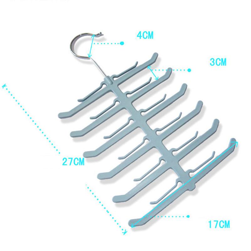 Cravate écharpe foulards cintre porte-vêtements anti-dérapant poisson squelette stockage Rack ceinture écharpe cravates cintre support organisateur