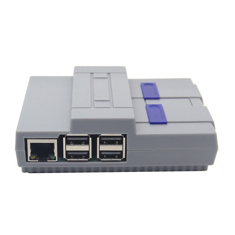 Kit de carcasa estilo Nes Snes con ventilador de refrigeración, disipadores de calor para Raspberry Pi 3, modelo B Plus / 3 B / 2 B/snesp