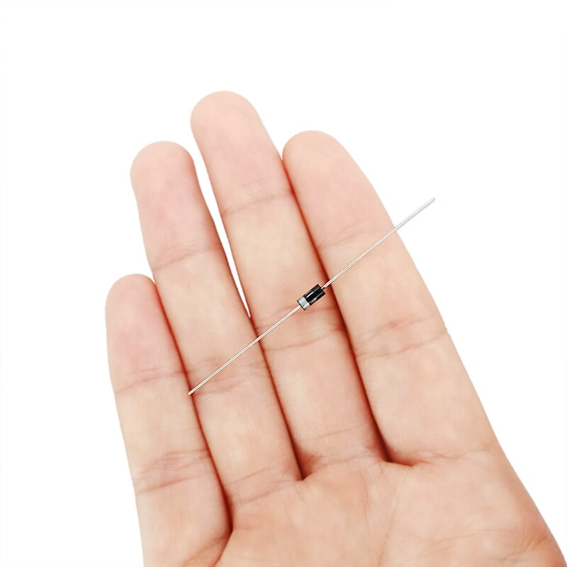 MCIGICM 100pcs Rectifier Diode 1A 400V DO-41 1N4004