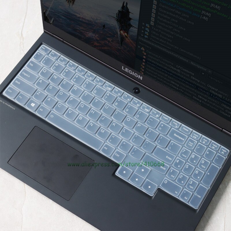 Dla LENOVO LEGION 5 17arh05h 17imh05 17 imh 17arh 17ach6h 17arh05h 17 17.3 cal silikonowa klawiatura laptopa pokrywa skóry Protector: Clear