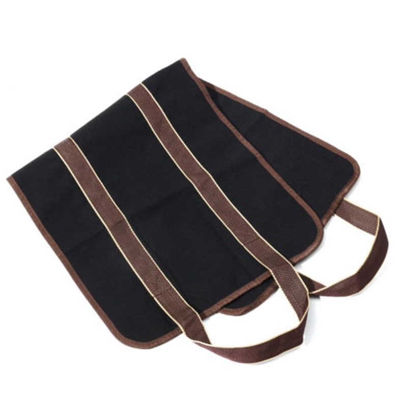 Supersized Canvas Firewood Wood Carrier bag Log Camping Outdoor Holder Carry storage bag Wooden Canvas Bag