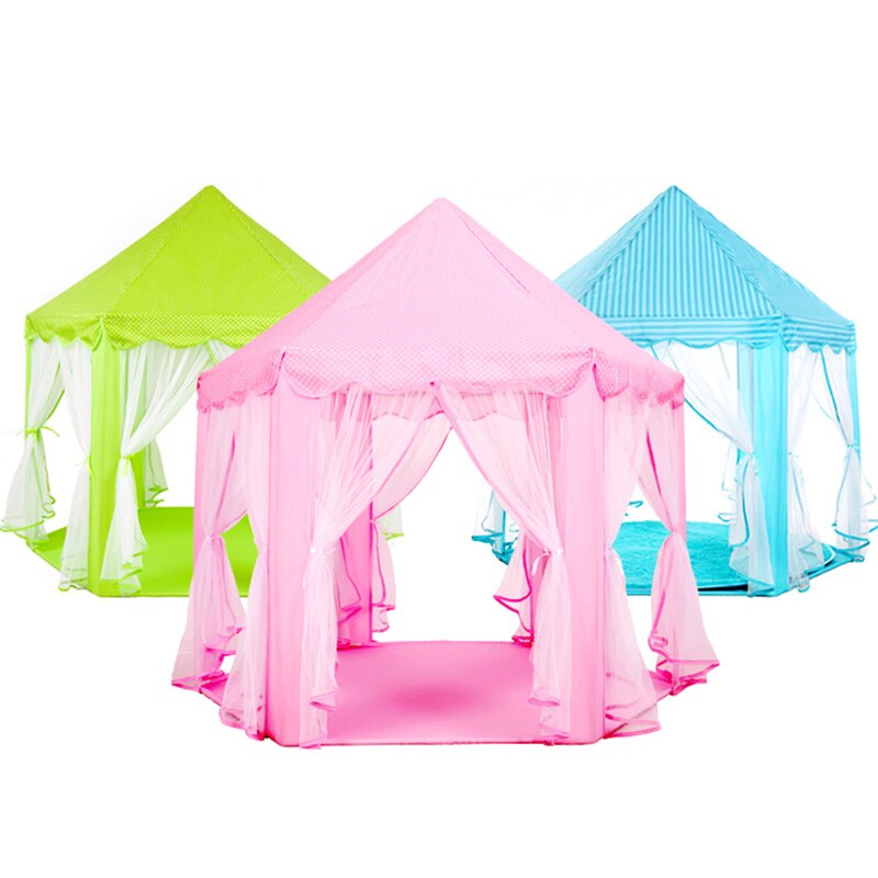 Girl Princess Castle Foldable Tents Playhouse Ball House Children Playing Sleeping Toy Tent Indoor Outdoor Portable Tent Y40