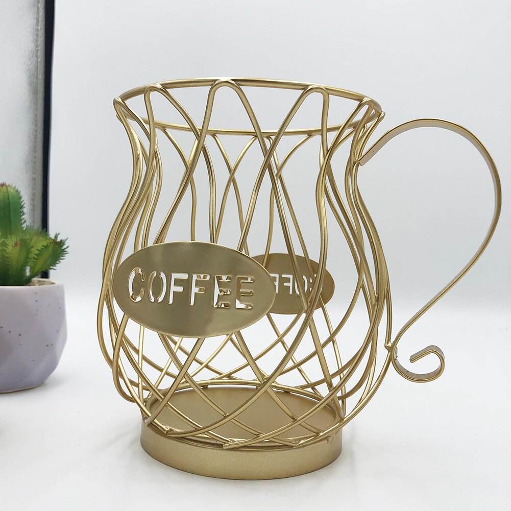 Universal- Kaffee Kapsel Lagerung Korb Jahrgang Kaffee Schote Lagerung Kasten Schwarz Für Heimat Cafe Restaurant Tee Zimmer