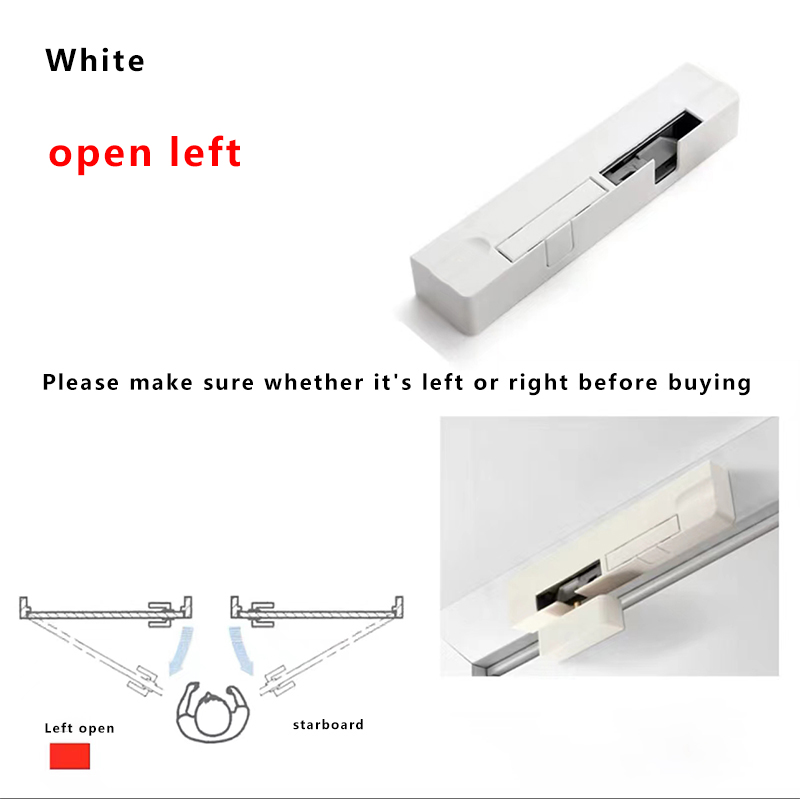 Door Damping Buffer Wooden Door Flat Outward Opening Invisible Door Home Closing Silent Hydraulic Door Closer Anti-pinch: Beige