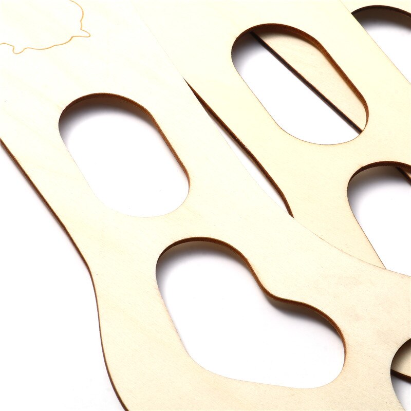 2Pcs Natuurlijke Hout Sok Blocker Voor Diy Sok XS-L Breien Sok Vormen Vormen Breien Boord Gereedschappen Voor Beginners ambachten