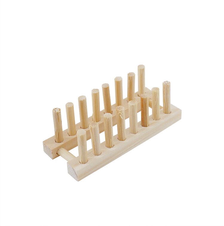 1: 6 doll house model furniture accessories ob11 mini model dish rack solid wood (need to assemble by yourself)