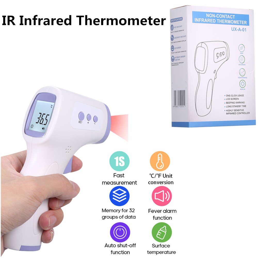 Forehead Thermometer Non Contact Infrared Thermometer Fever Digital Measure Tool for Baby Adult Body Temperature Measurement: Type 6