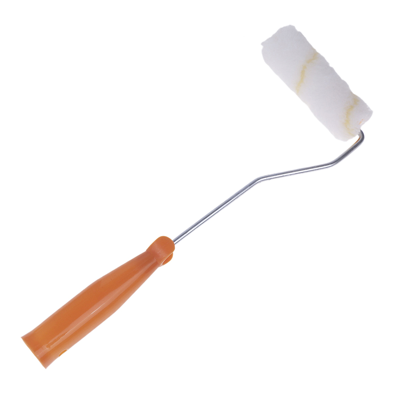 Mini Kit de rodillo de pintura desechable con 10 cubiertas de 4 pulgadas, rodillo de pintura con marco de rodillo de 30cm de largo para pintar paredes, herramienta práctica